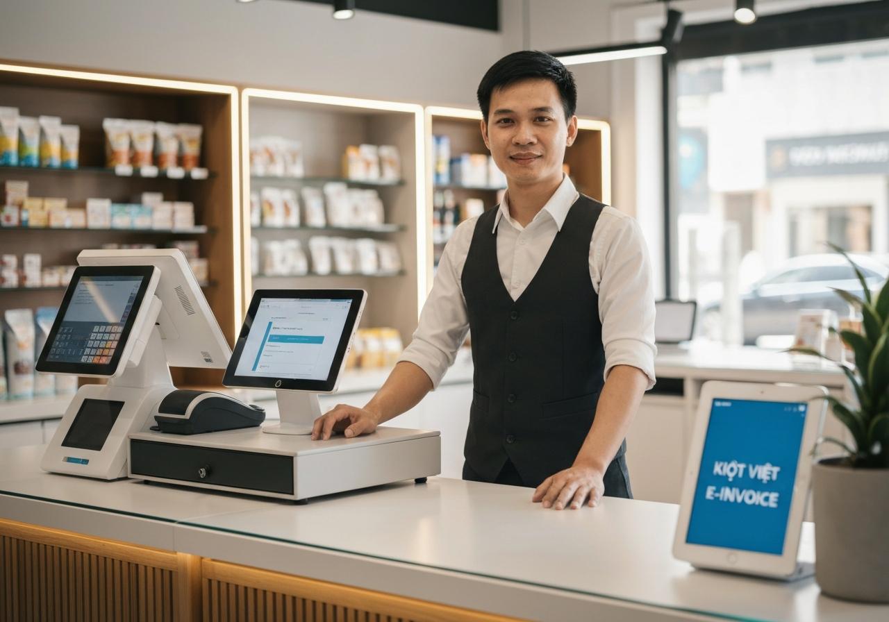 Gói hoá đơn điện tử máy tính tiền cho phần mềm Kiot Việt giá rẻ