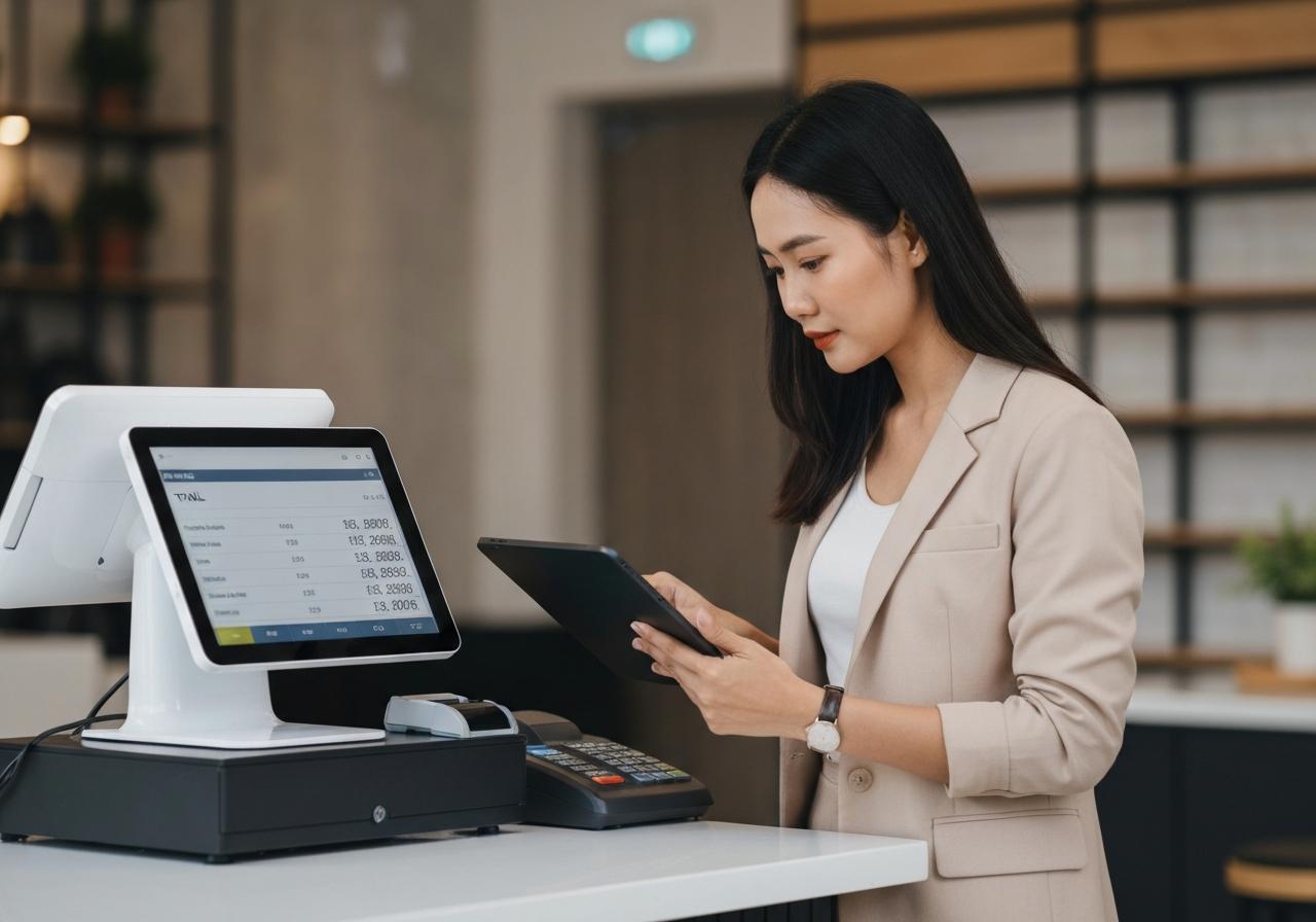 Mua hoá đơn điện tử máy tính tiền cho máy POS, phần mềm bán hàng
