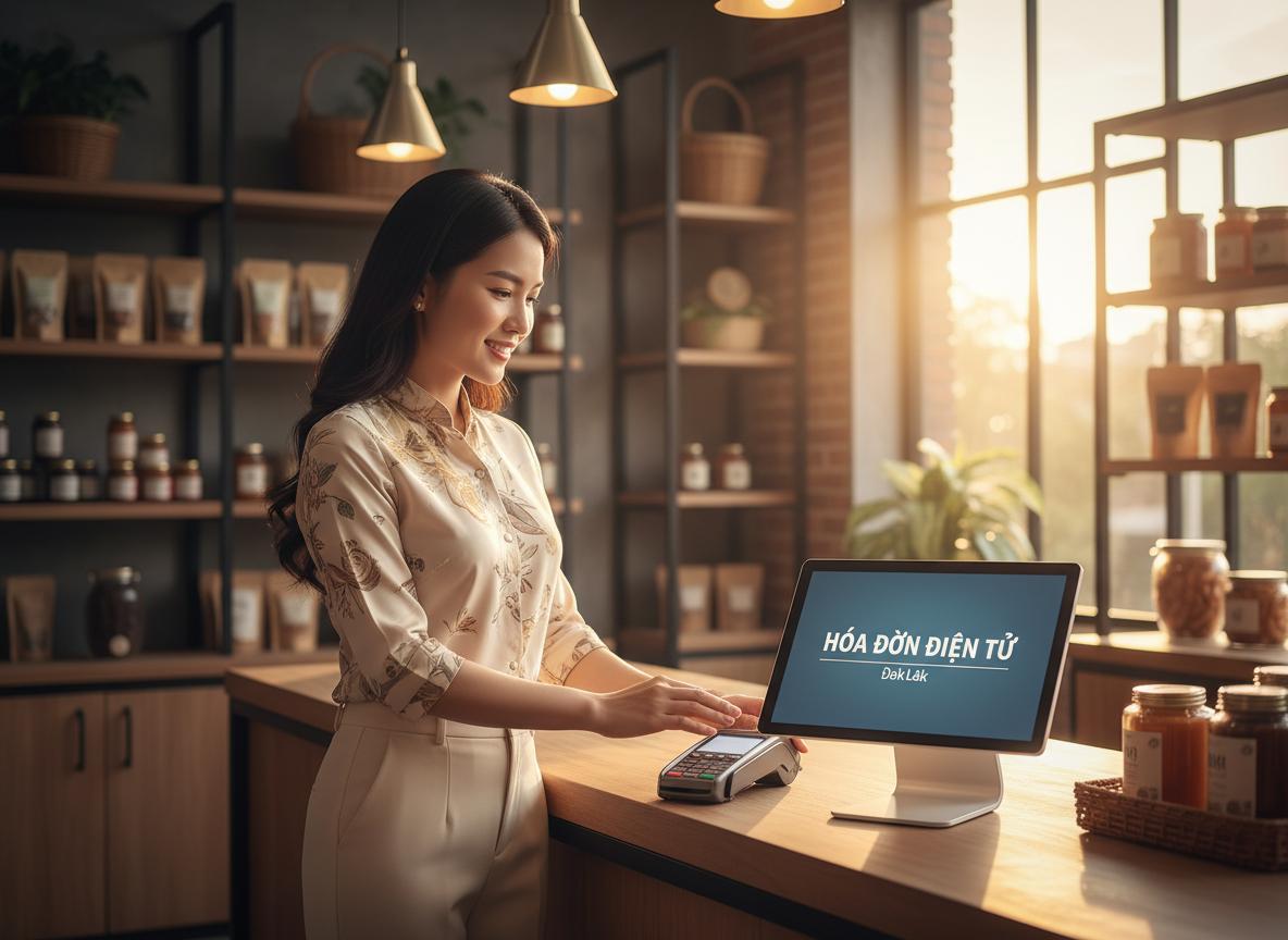Hóa đơn điện tử từ máy tính tiền là gì và tại sao hộ kinh doanh tại ĐăkLăk nên sử dụng?