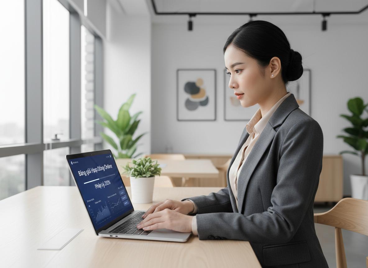 Bảng giá dịch vụ hợp đồng thương mại online chi tiết nhất 2026