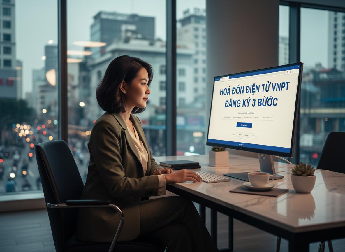 Hướng dẫn đăng ký hóa đơn điện tử máy tính tiền VNPT cho hộ kinh doanh tại Hồ Chí Minh chỉ trong 3 bước