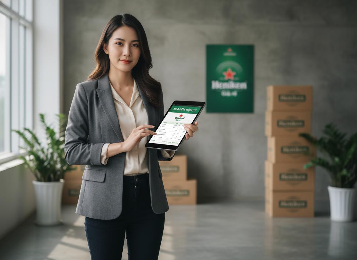 Lợi ích vượt trội khi triển khai hóa đơn điện tử giá rẻ cho hệ thống phân phối Heniken