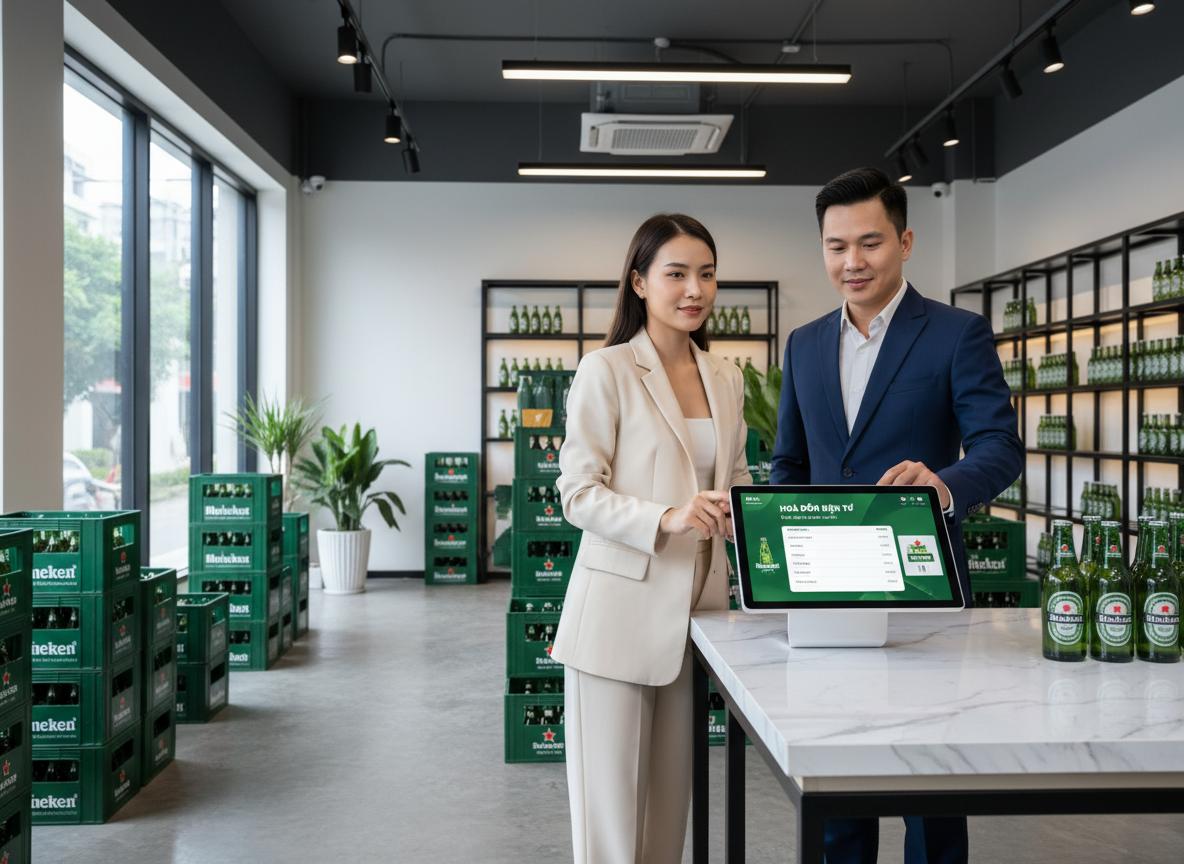 Tiêu chí lựa chọn nhà cung cấp hóa đơn điện tử tối ưu cho đại lý Heniken