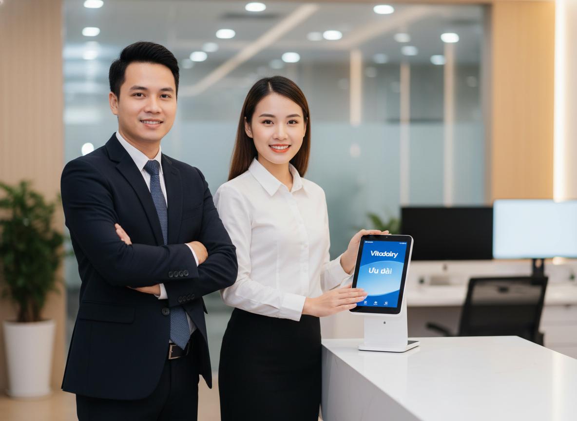 Hoá đơn điện tử máy tính tiền giá rẻ dành cho các đại lý, nhà phân phối sửa Vitadairy