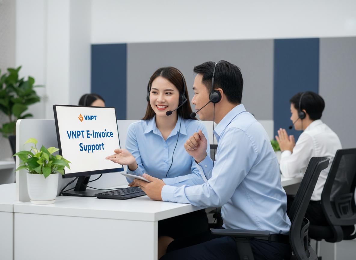 Tổng đài hỗ trợ hoá đơn điện tử VNPT cho hộ kinh doanh tại Bắc Ninh