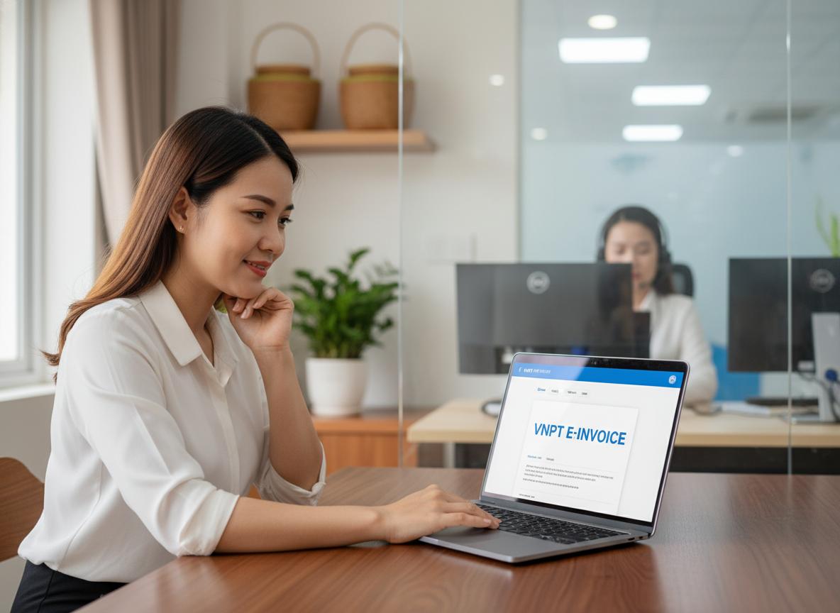 Tổng đài hỗ trợ hoá đơn điện tử VNPT cho hộ kinh doanh tại Cà Mau