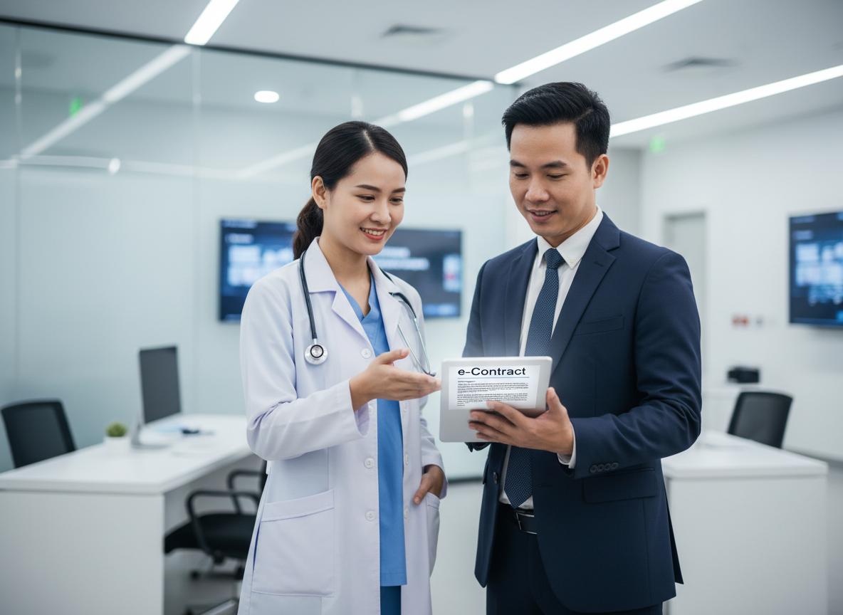 Lợi ích vượt trội khi triển khai gói hợp đồng điện tử cho bệnh viện, phòng khám