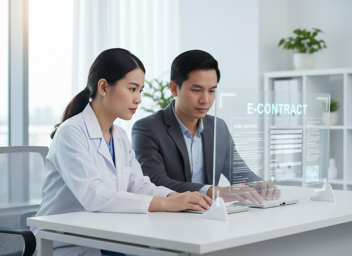 Gói hợp đồng điện tử cho ngành y tế (bệnh viện, phòng khám, trung tâm y tế)