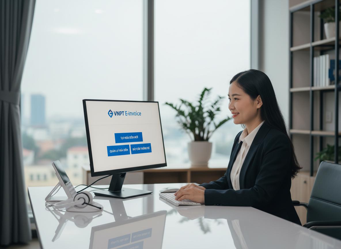 Tổng đài hỗ trợ hoá đơn điện tử VNPT cho hộ kinh doanh tại Tuyên Quang